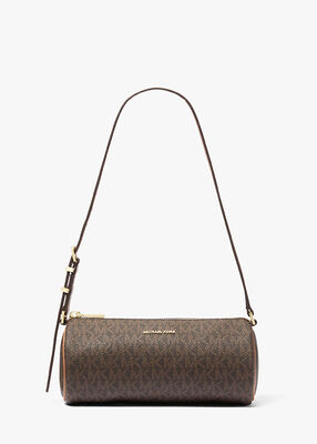 michael kors izzy small signature logo barrel pochette