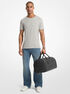 michael kors jet set signature logo weekender bag