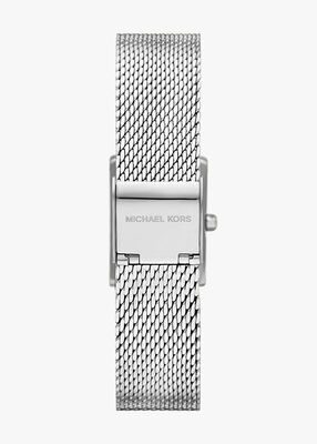 michael kors georgie silver tone watch