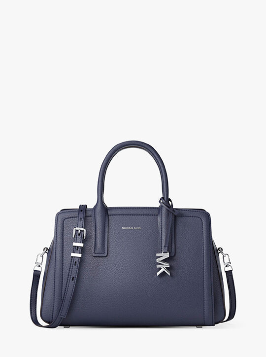 michael kors laila medium leather satchel