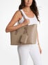 Quinn Large Pebbled Leather Tote Bag michael kors quinn large pebbled leather tote bag