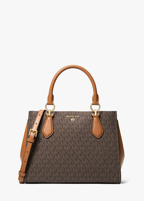 michael kors marilyn medium logo satchel