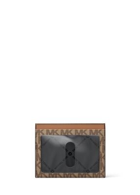 michael kors cooper signature logo card case