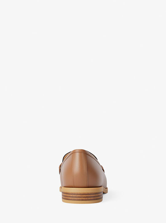 Lex Leather and Signature Logo Loafer michael kors lex leather and signature logo loafer