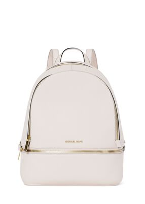 michael kors rhea medium pebbled leather backpack
