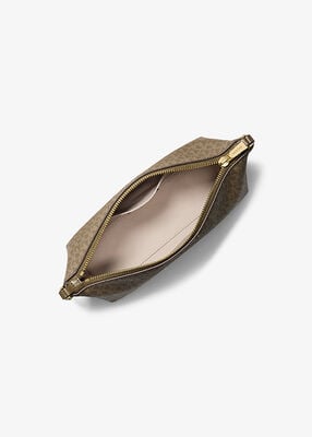 michael kors laila small signature logo pochette