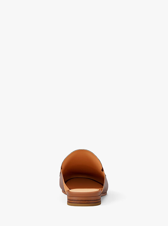 Mckenzie Leather and Signature Logo Mule michael kors mckenzie leather and signature logo mule