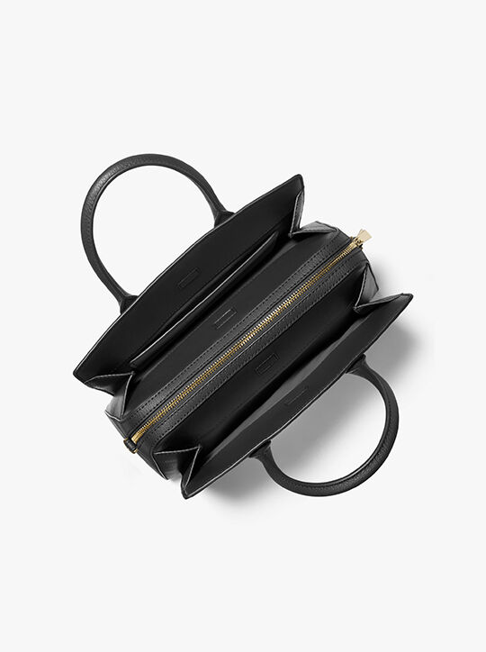 michael kors laila medium leather satchel