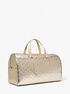 Grayson Extra-Large Logo Embossed Patent Weekender Bag michael kors grayson extra large logo embossed patent weekender bag