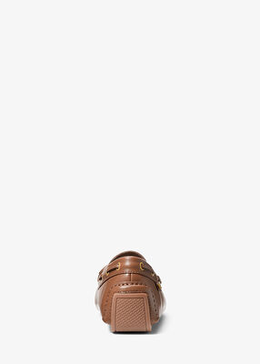 michael kors sayer leather moccasin