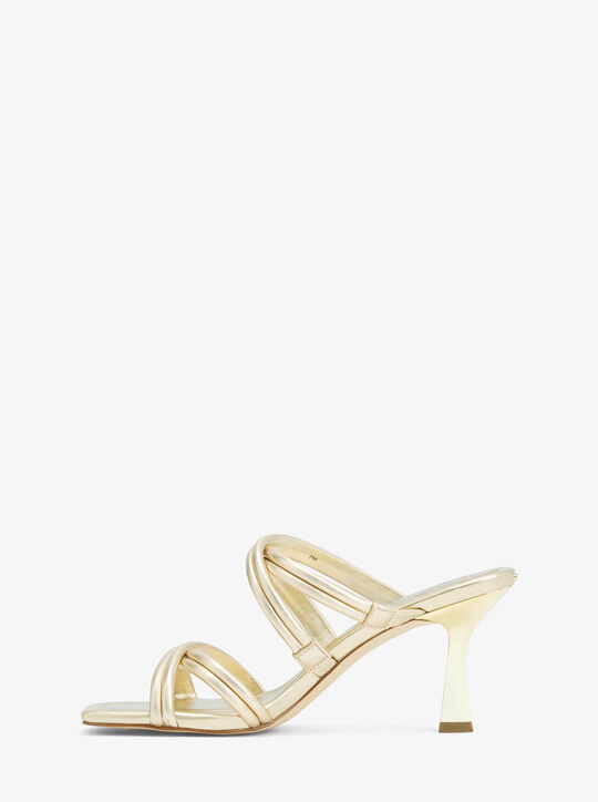 صندل كورين من الجلد المعدني michael kors صندل كورين من الجلد المعدني