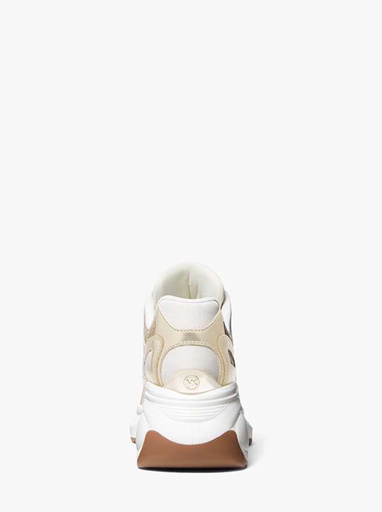 حذاء رياضي زوما سلسلة لامعة شبكية ومعدنية michael kors حذاء رياضي زوما سلسلة لامعة شبكية ومعدنية