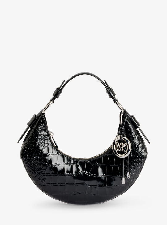 michael kors koa medium signature logo shoulder bag