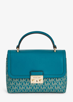 michael kors tribeca extra small signature logo convertible crossbody bag