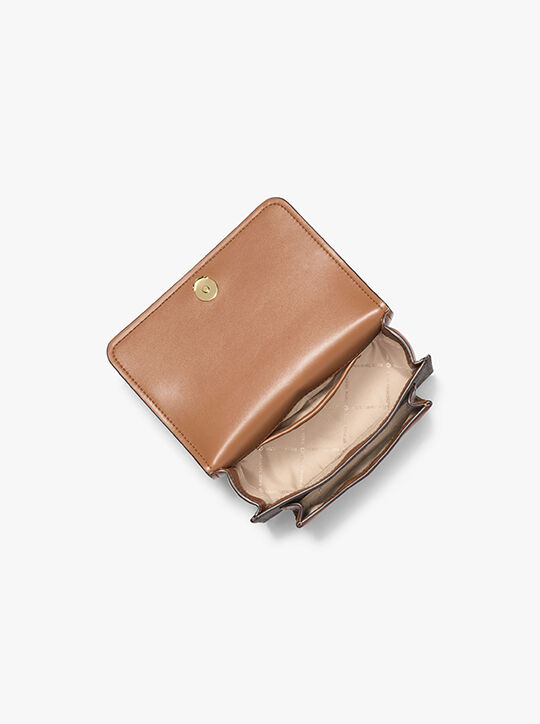 michael kors claire small signature logo crossbody bag