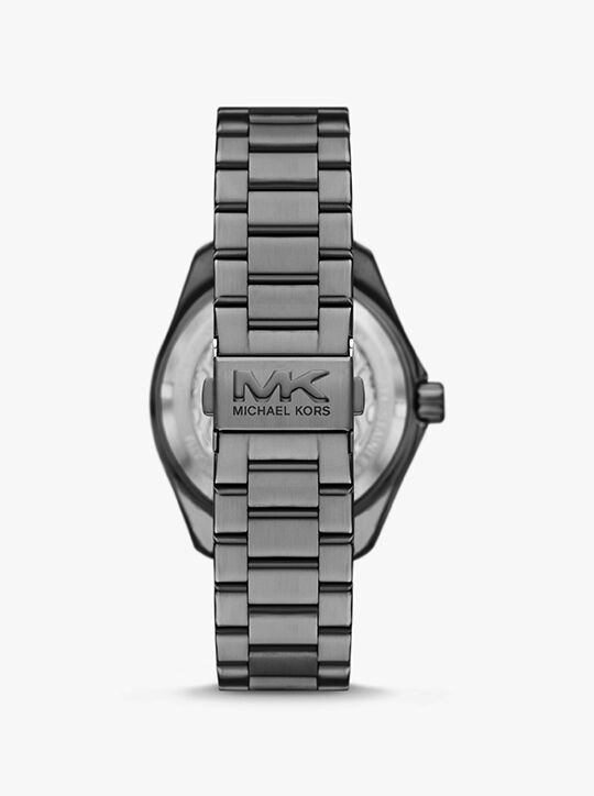 Oversized Maritime Gunmetal Watch michael kors oversized maritime gunmetal watch