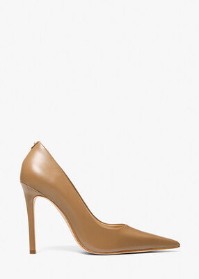 michael kors elyse leather pump