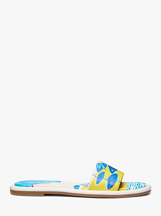 michael kors x christina zimpel dana slide sandal