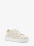 Jenny Empire Monogram and Metallic Sneaker michael kors jenny empire monogram and metallic sneaker