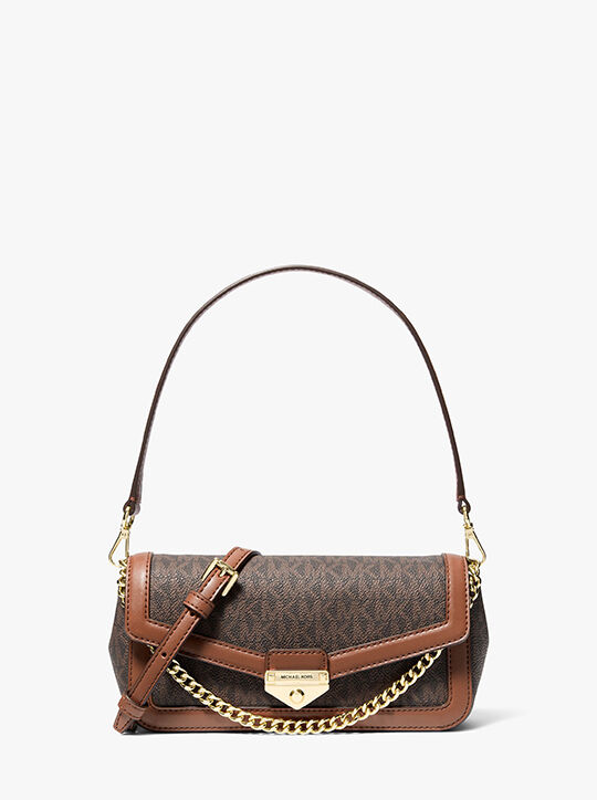 michael kors soho small signature logo convertible crossbody bag