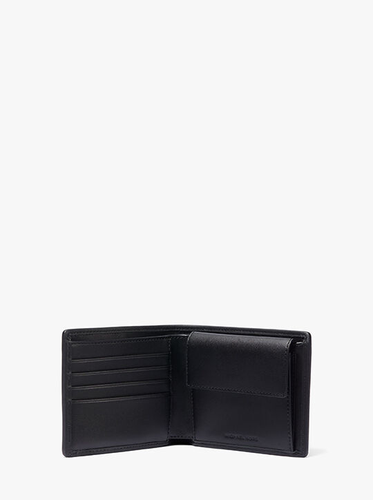 michael kors varick leather billfold wallet