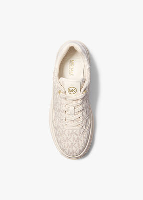 michael kors hayes signature logo platform sneaker