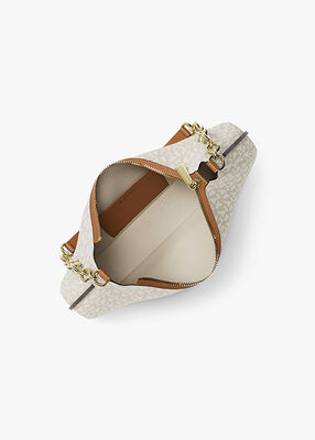 michael kors nolita medium signature logo chain pochette