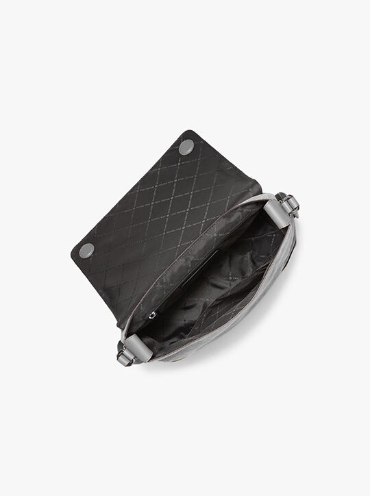 michael kors hudson small suede messenger bag