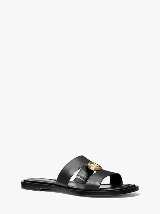 michael kors erin leather sandal