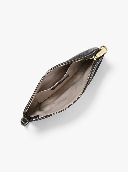 michael kors حقيبة معصم جيت سيت متوسطة الحجم من الجلد المحبب