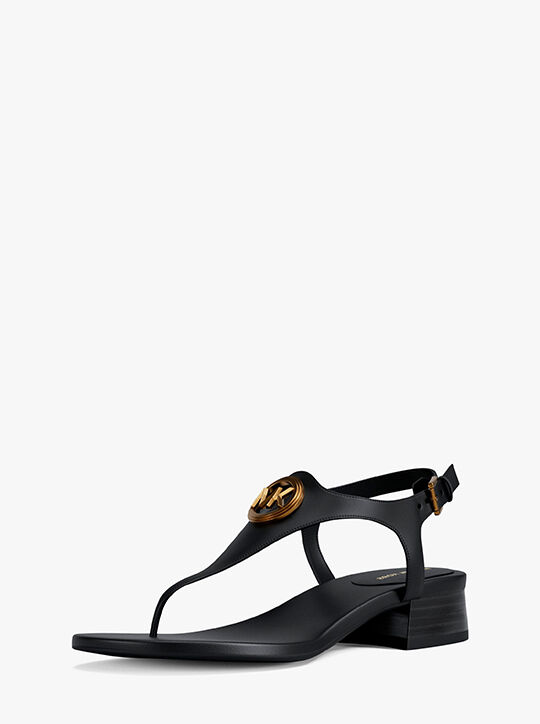 michael kors mckenszie flex leather sandal