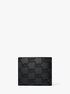 Hudson Logo Embossed Leather Billfold Wallet and Passcase michael kors hudson logo embossed leather billfold wallet and passcase