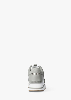 michael kors raina mixed media trainer