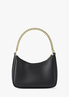 michael kors jet set large pebbled leather convertible crossbody bag