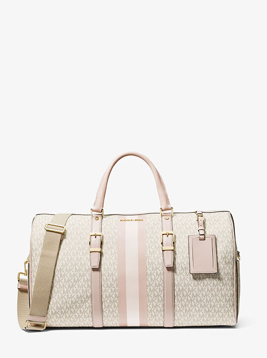 Bedford Travel Extra-Large Logo Stripe Weekender Bag | Michael Kors