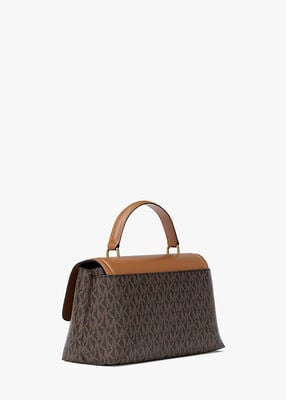 michael kors حقيبة تريبيكا صغيرة جدًا بشعار الماركة