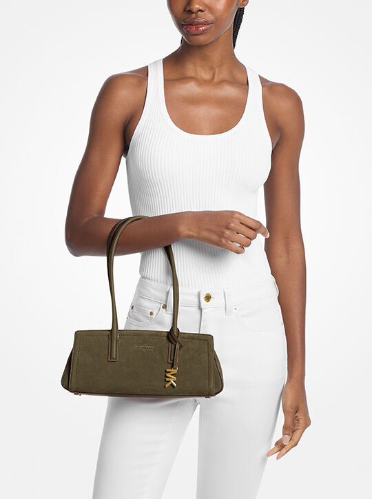 Laila Small Suede Shoulder Bag michael kors laila small suede shoulder bag