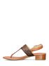 michael kors hannah signature logo t strap sandal