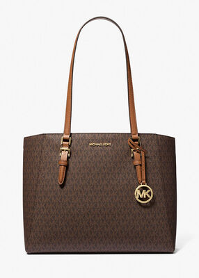 michael kors حقيبة يد كبيرة شارلوت 3 في 1 بشعار الماركة