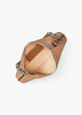 michael kors nolita medium nubuck chain pochette