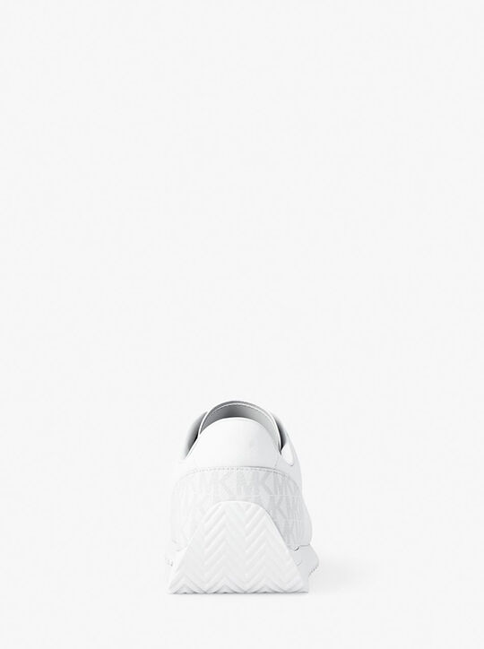 michael kors حذاء تريفور الرياضي المصنوع من الجلد والحبل