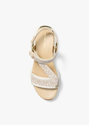 michael kors صندل باوي ذو نعل سميك