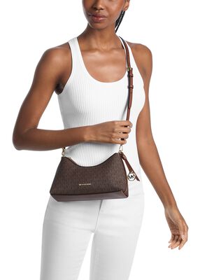 michael kors sammy small signature logo convertible crossbody bag