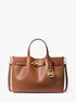 Carson Medium Pebbled Leather Satchel michael kors carson medium pebbled leather satchel