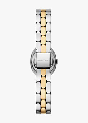 michael kors maude two tone watch