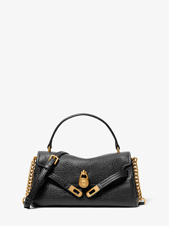 michael kors hamilton moderne extra small textured leather slouchy crossbody bag