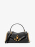 michael kors hamilton moderne extra small textured leather slouchy crossbody bag