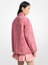 michael kors oversized garment dyed denim jacket