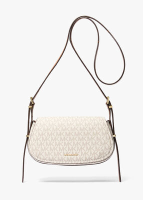 michael kors lydia small signature logo crossbody bag