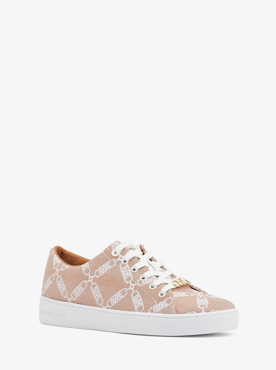 Keaton Empire Logo Jacquard Sneaker michael kors keaton empire logo jacquard sneaker